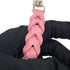 Bracelet Intreccio Nappa Leather Pink with Crystal
