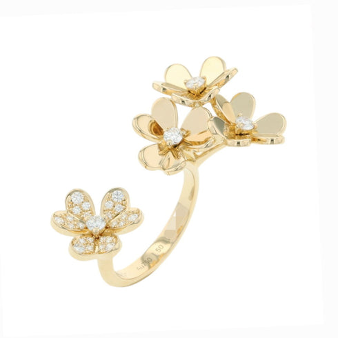 Frivole Ring 18K Yellow Gold and Diamond