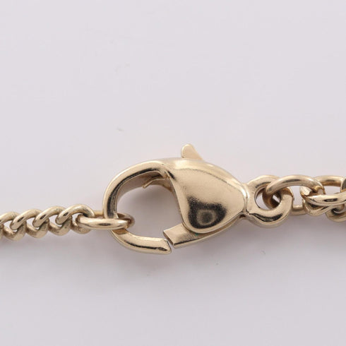 CC Logo Flower Pendant Necklace Metal