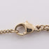 CC Logo Flower Pendant Necklace Metal