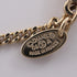 CC Logo Flower Pendant Necklace Metal