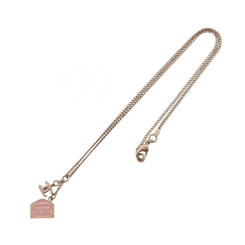 CC Logo Pendant Necklace Metal