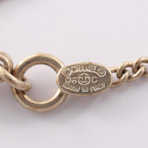 CC Logo Pendant Necklace Metal