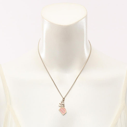 CC Logo Pendant Necklace Metal