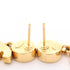 CC Logo Earrings Metal Gold-Tone Metal
