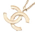 CC Logo Pendant Necklace Metal