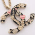 CC Logo Pendant Necklace Metal
