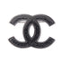 CC Logo Brooch Silver-Tone Metal