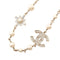 CC Logo Pendant Necklace Metal
