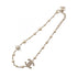 CC Logo Pendant Necklace Metal