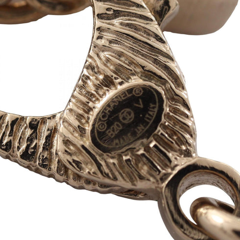 CC Logo Pendant Necklace Metal