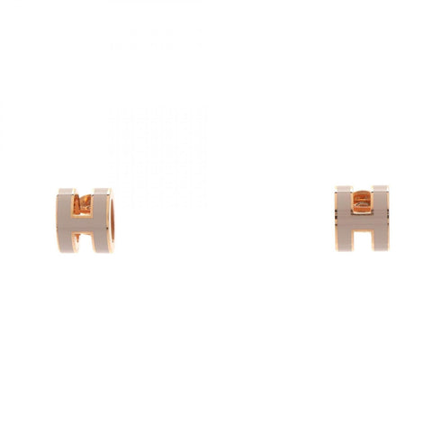 Pop H Earrings Gold-Tone Metal Gold-Tone Metal