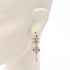 CC Logo Key Earrings Metal