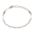 Fidelity Heart Key Bracelet 18K White Gold