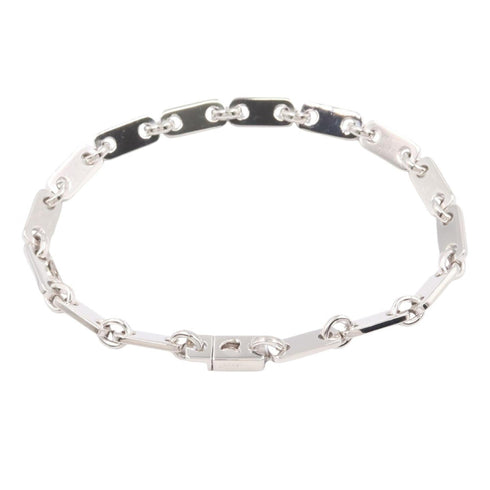 Fidelity Heart Key Bracelet 18K White Gold