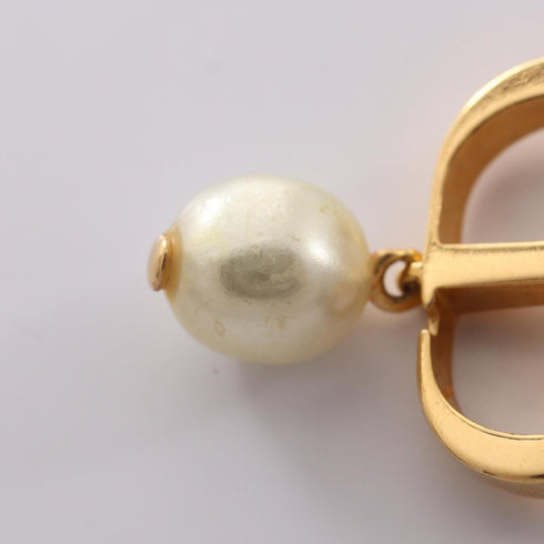 Pendant Necklace Gold Plated with Faux Pearl