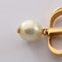 Pendant Necklace Gold Plated with Faux Pearl
