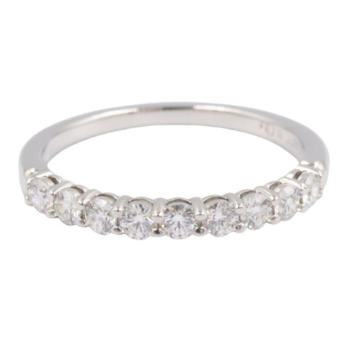 Band Ring Platinum with Diamond