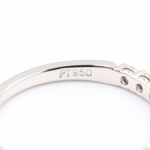 Band Ring Platinum with Diamond