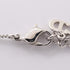 Pendant Necklace Metal Pink Silver