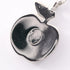 Pendant Necklace Metal Pink Silver