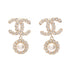 CC Logo Earrings Metal