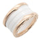 B.Zero1 Ring 18K Rose Gold and Ceramic