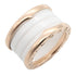 B.Zero1 Ring 18K Rose Gold and Ceramic