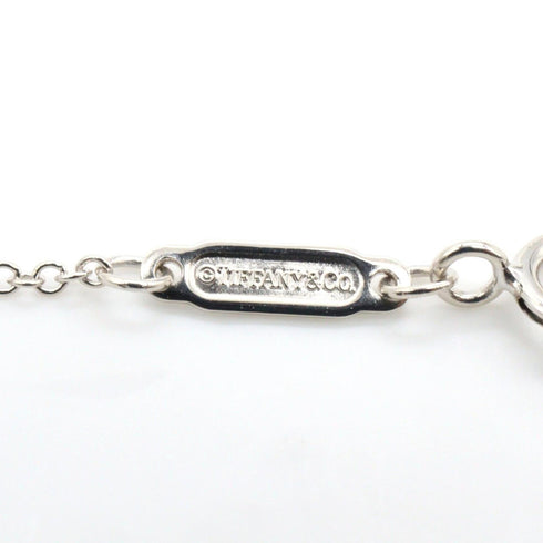 T Smile Pendant Necklace 18K White Gold