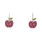 Earrings Logo Silver-Tone Metal