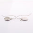 Earrings Logo Silver-Tone Metal