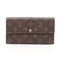 Sarah Wallet Monogram Canvas