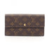 Sarah Wallet Monogram Canvas