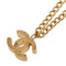 CC Logo Chain Pendant Necklace Metal