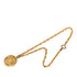 CC Logo Chain Pendant Necklace Metal