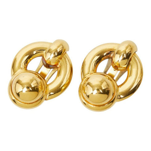 Earrings Gold-Tone Metal