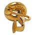 CC Logo Round Clip-On Earrings Metal Gold-Tone Metal