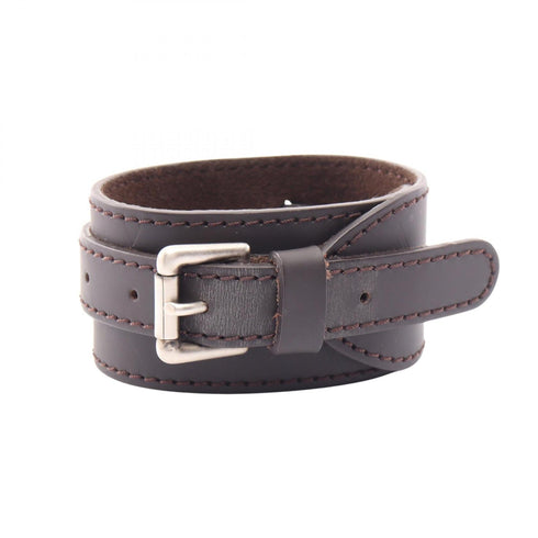 Monogram Glacé Bracelet Leather Brown Coffee