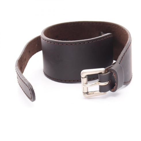 Monogram Glacé Bracelet Leather Brown Coffee