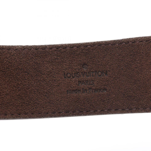 Monogram Glacé Bracelet Leather Brown Coffee