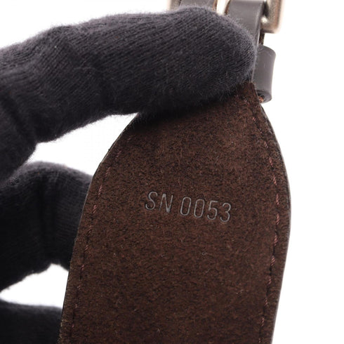 Monogram Glacé Bracelet Leather Brown Coffee