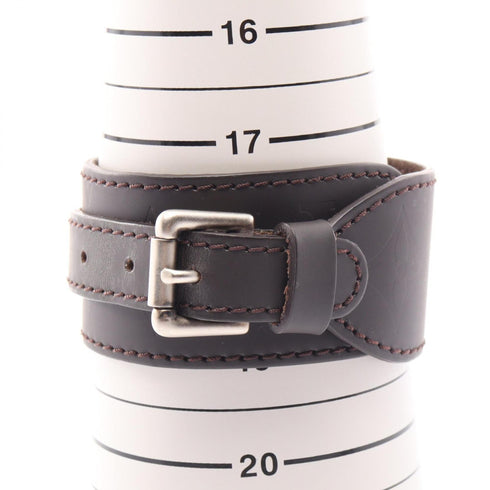 Monogram Glacé Bracelet Leather Brown Coffee