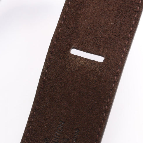 Monogram Glacé Bracelet Leather Brown Coffee