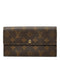 Sarah Wallet Monogram Canvas