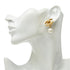 CC Logo Turnlock Clip-On Earrings Gold-Tone Metal Gold-Tone Metal