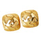 CC Logo Clip-On Earrings Metal Gold-Tone Metal
