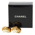 CC Logo Clip-On Earrings Metal Gold-Tone Metal
