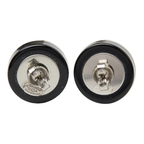 CC Logo Earrings Silver-Tone Metal Silver-Tone Metal
