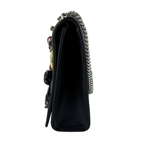Classic Monogram Crossbody Bag Embellished Leather Medium