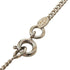 CC Logo Chain Pendant Necklace Silver-Tone Metal